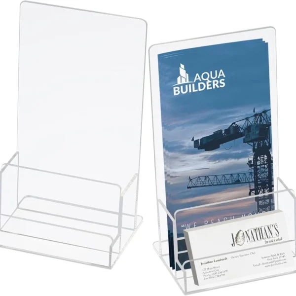 S0d70dab799a74a37a314c75312c08f51s.webp Acrylic Brochure and Business Card Stand