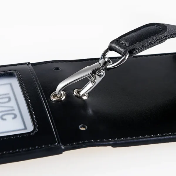 Genuine Leather ID Badge Holder