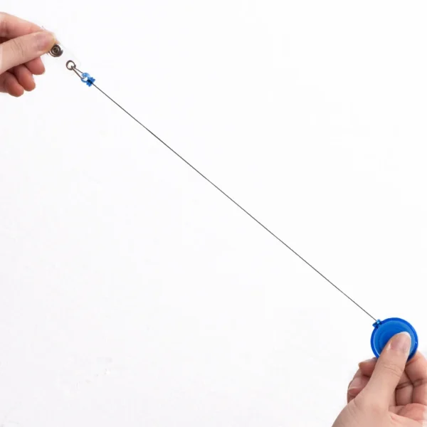 Retractable Badge Clips with Belt Clip (10pcs)