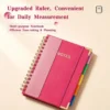 A5 Spiral Notebook with Tabs (300 Pages)
