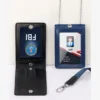 Genuine Leather ID Badge Holder
