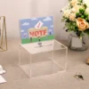 Acrylic Donation Box with Lock