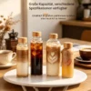 Glass Bottle with Bamboo Lid