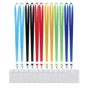 Horizontal Badge Holder with Lanyard (12pcs)