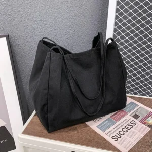 Large Canvas Shopper Tote