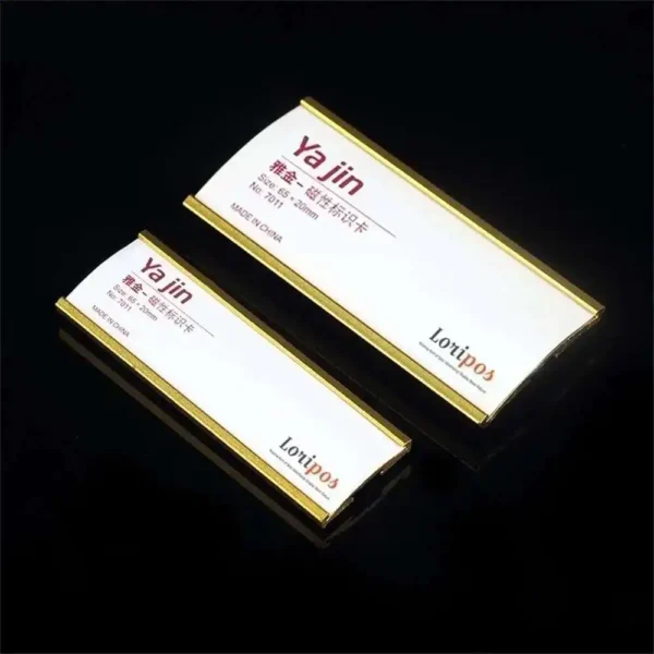 Aluminium Magnetic Name Tag