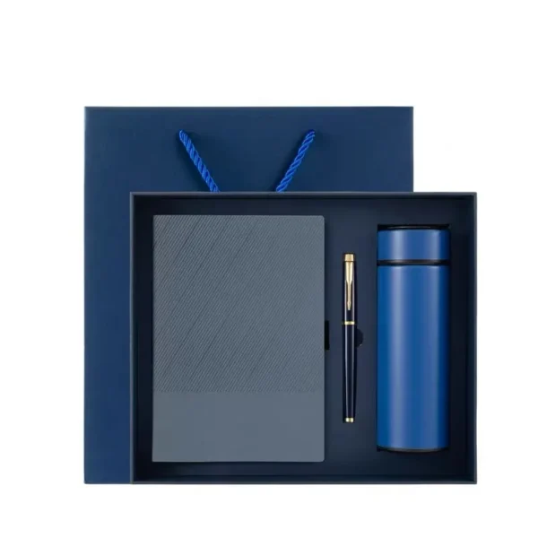 Notebook, Pen and Flask Gift Set
