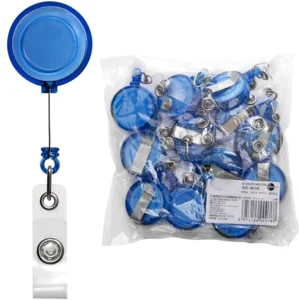 S926a910907c54b8f9d9b1c5d5967391b9.webp Retractable Badge Clips with Belt Clip (10pcs)