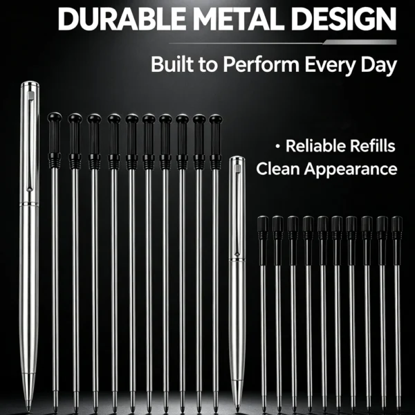 Long and Short Metal Pen Set