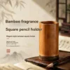 Natural Bamboo Pen Holder
