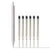 Retractable Metal Pen with 6 Refills