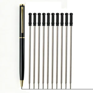 Metal Twist Pen with 10 Refills