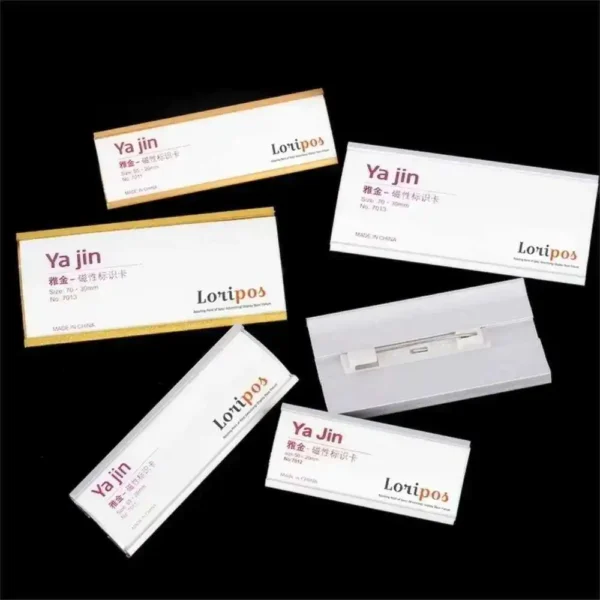 Aluminium Magnetic Name Tag