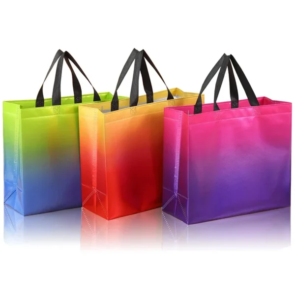 Sc9a8c012aa64451cbe596fb18d94c9b0E.webp Gradient Non-Woven Tote Bag