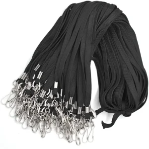 Polyester Neck Lanyards with Clip (50pcs)