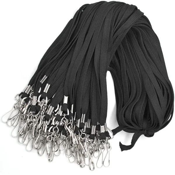 Se65bd998bd23451e8cd77670f42648beR.webp Polyester Neck Lanyards with Clip (50pcs)
